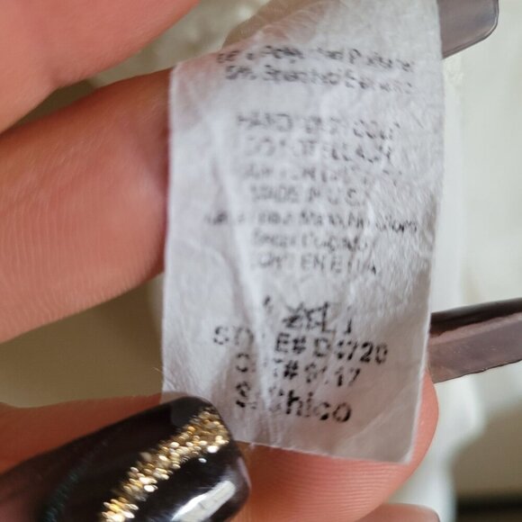 Cefian USA Long White Maxi Dress With Zipper Detail size S - Picture 4 of 6